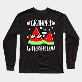 Grandpa Of The Little Watermelon Long Sleeve T-Shirt